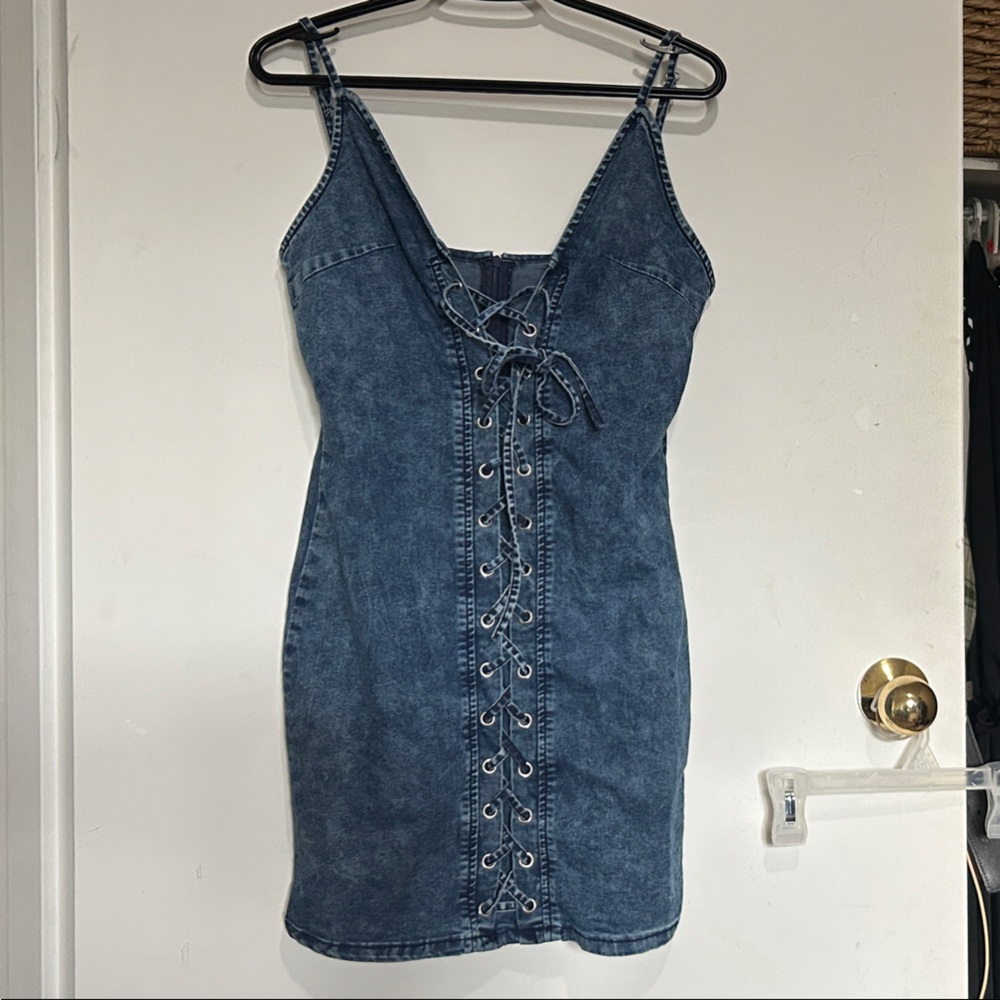 Women's Blue Denim Dress